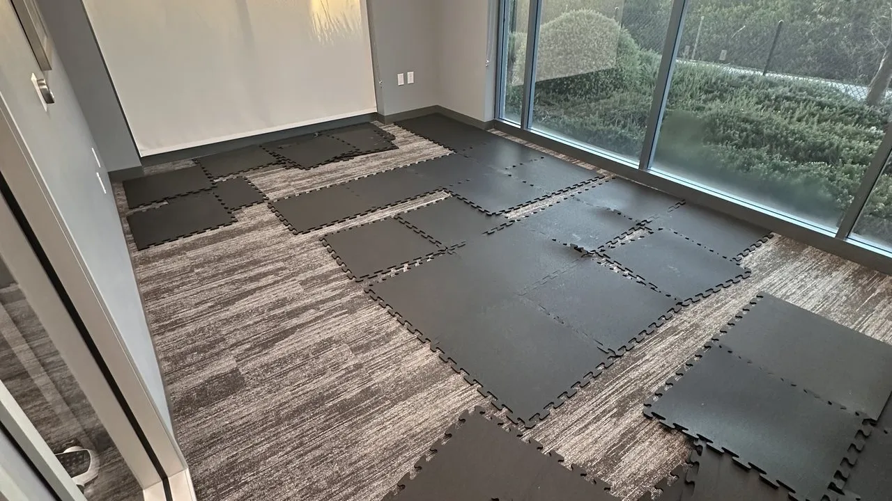 Empty office room before buildout