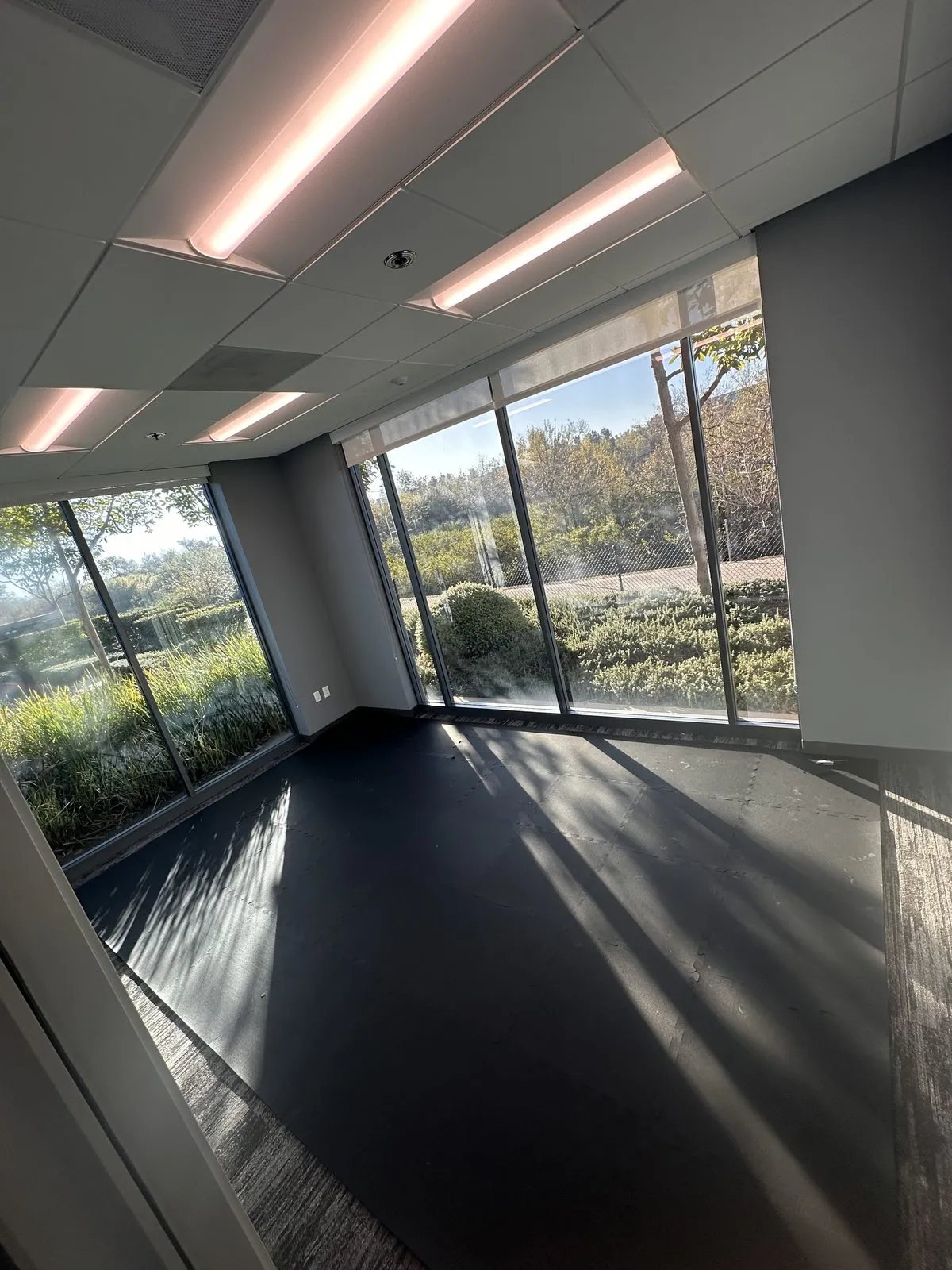 Empty office space before buildout