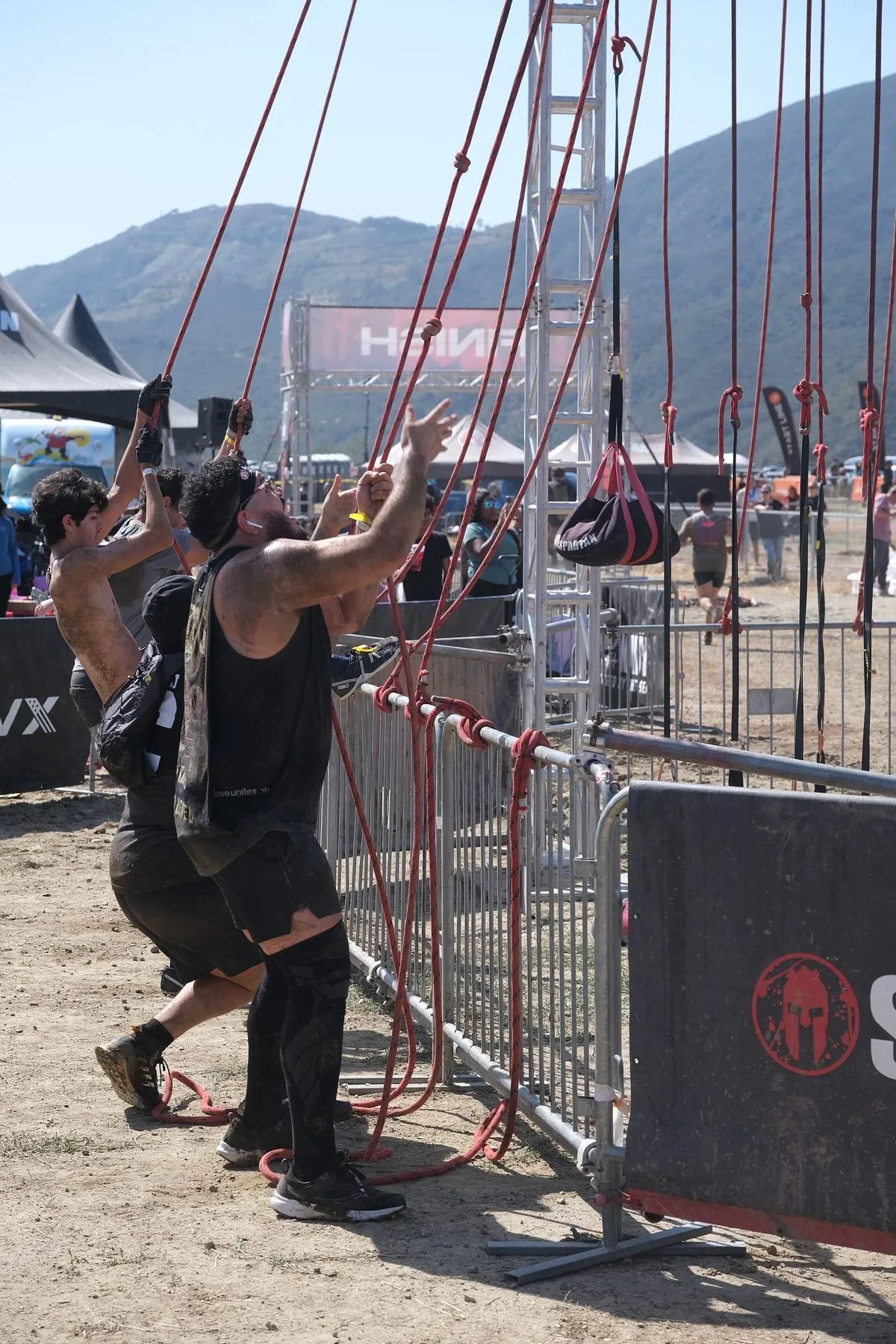 Catalyst employees competing at a Spartan Race